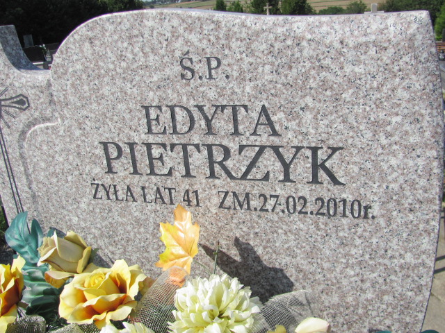 Edyta Pietrzyk 1969 Opatów - Grobonet - Wyszukiwarka osób pochowanych