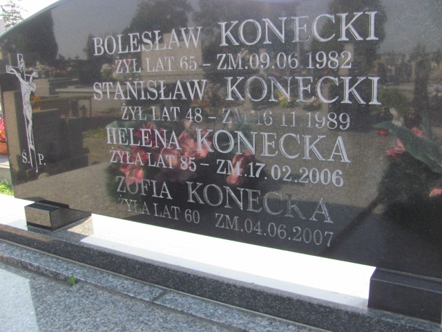 Stanisław Konecki Opatów - Grobonet - Wyszukiwarka osób pochowanych