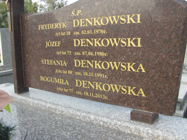 Józef Denkowski Opatów - Grobonet - Wyszukiwarka osób pochowanych