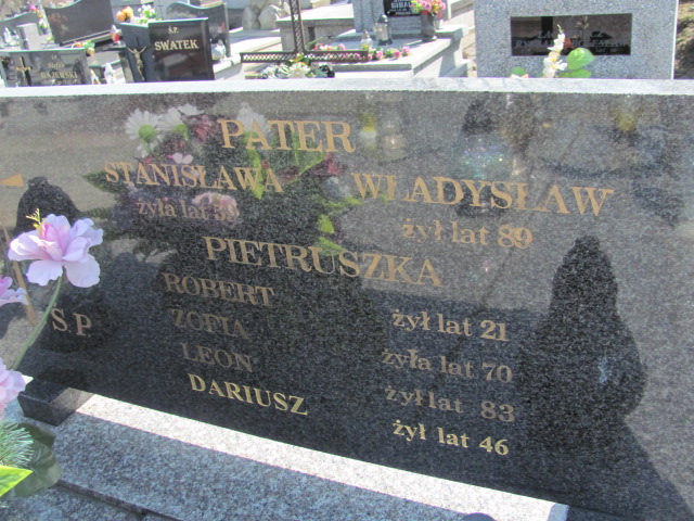 Robert Pietruszka Opatów - Grobonet - Wyszukiwarka osób pochowanych