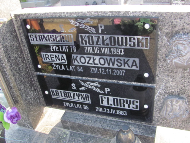 Irena Kozłowska 1923 Opatów - Grobonet - Wyszukiwarka osób pochowanych