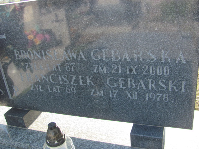 Franciszek Gębarski Opatów - Grobonet - Wyszukiwarka osób pochowanych