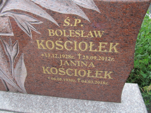 Janina Kościółek 1930 Opatów - Grobonet - Wyszukiwarka osób pochowanych