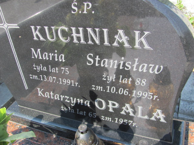 Katarzyna Opala Opatów - Grobonet - Wyszukiwarka osób pochowanych