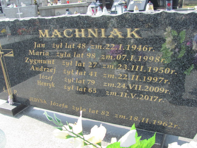 Maria Machniak Opatów - Grobonet - Wyszukiwarka osób pochowanych