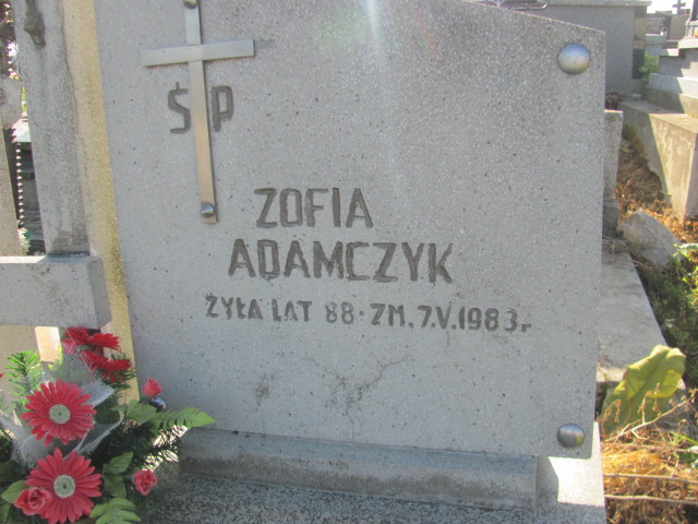 Zofia Adamczyk Opatów - Grobonet - Wyszukiwarka osób pochowanych